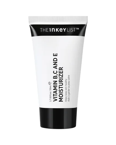 Envase de Vitamin B, C and E Moisturizer sobre fondo blanco