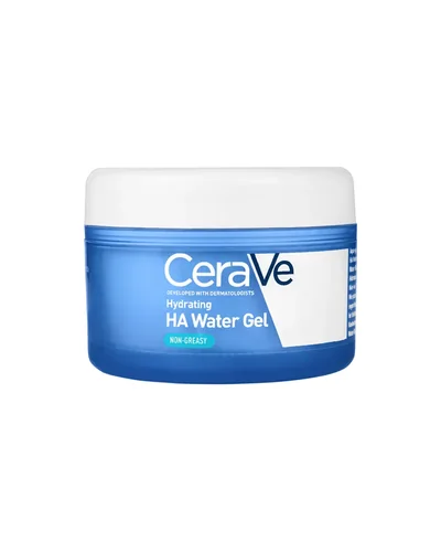 Envase de Water Gel Hidratante Ácido Hialurónico sobre fondo blanco