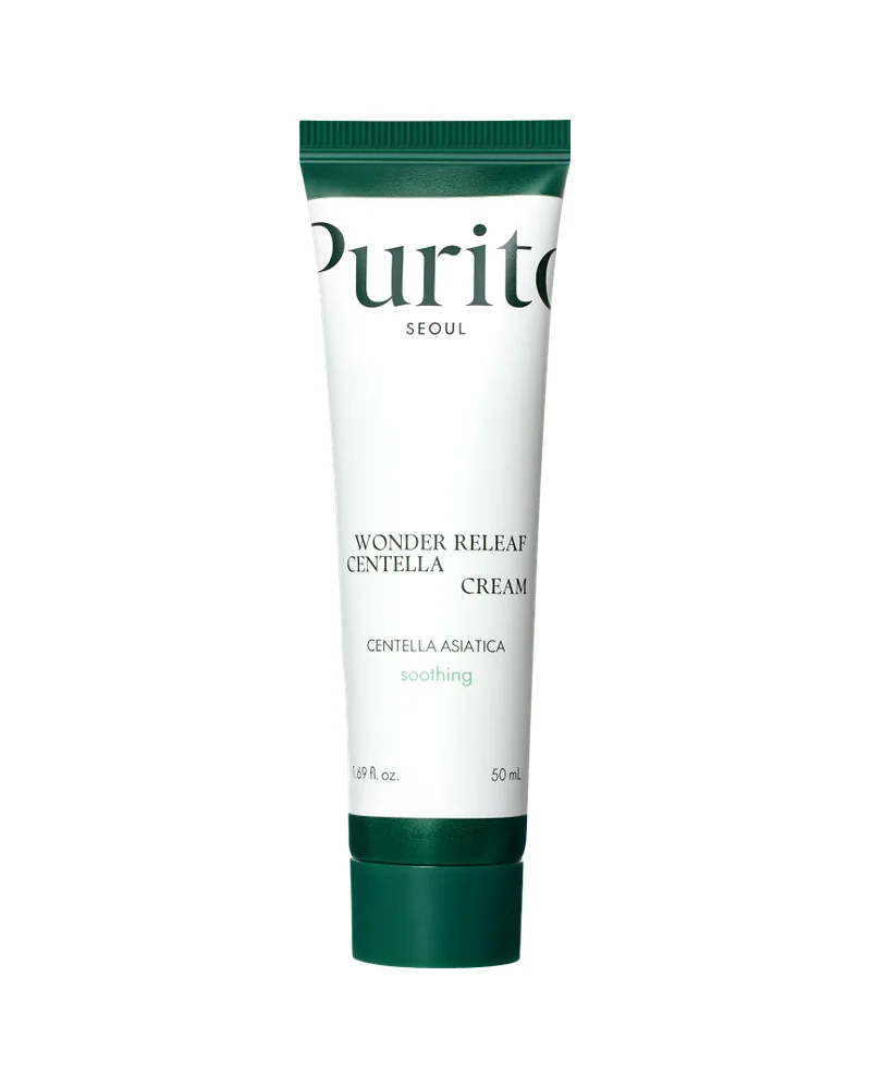 Envase de Wonder Releaf Centella Cream sobre fondo blanco