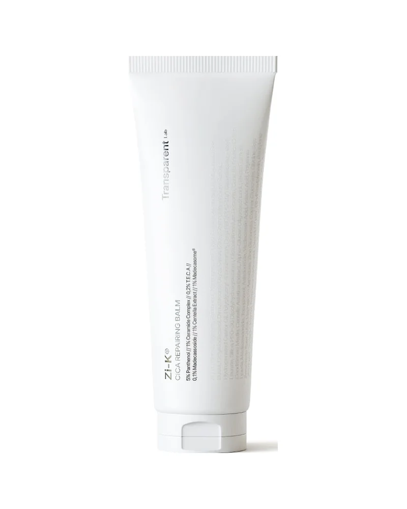 Envase de Zi-K Cica Repairing Balm sobre fondo blanco